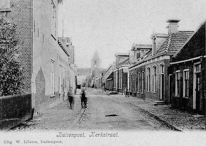 De Kerkstraat rond 1903