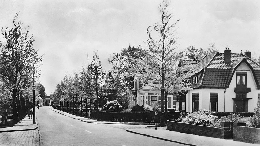 De Stationsstraat rond 1960