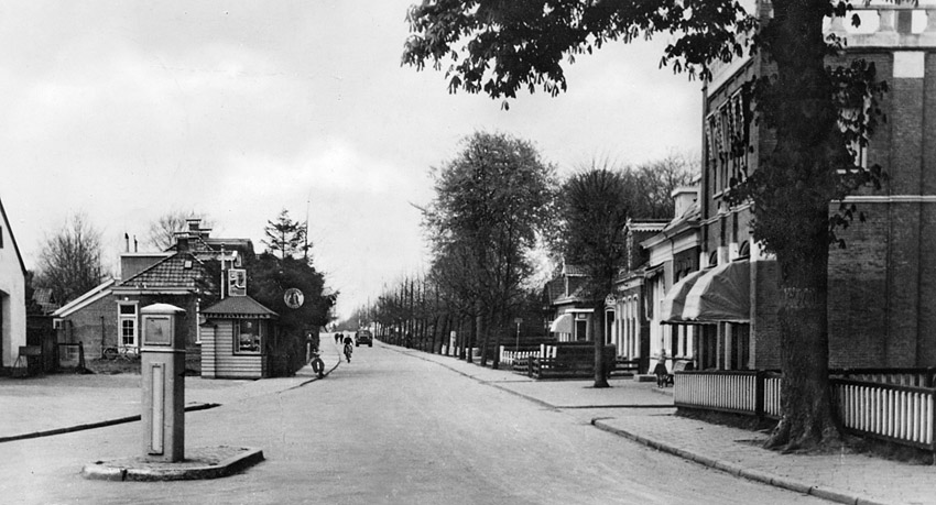 De Stationsstraat rond 1930